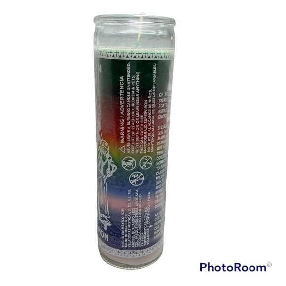 Saint Simon 7 colors 7 days candle/ vela San Simon 7 colores 7 dias - Picture 3 of 4
